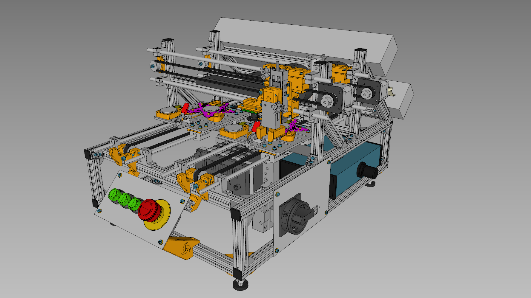 Image of the cnc adhesive applicator