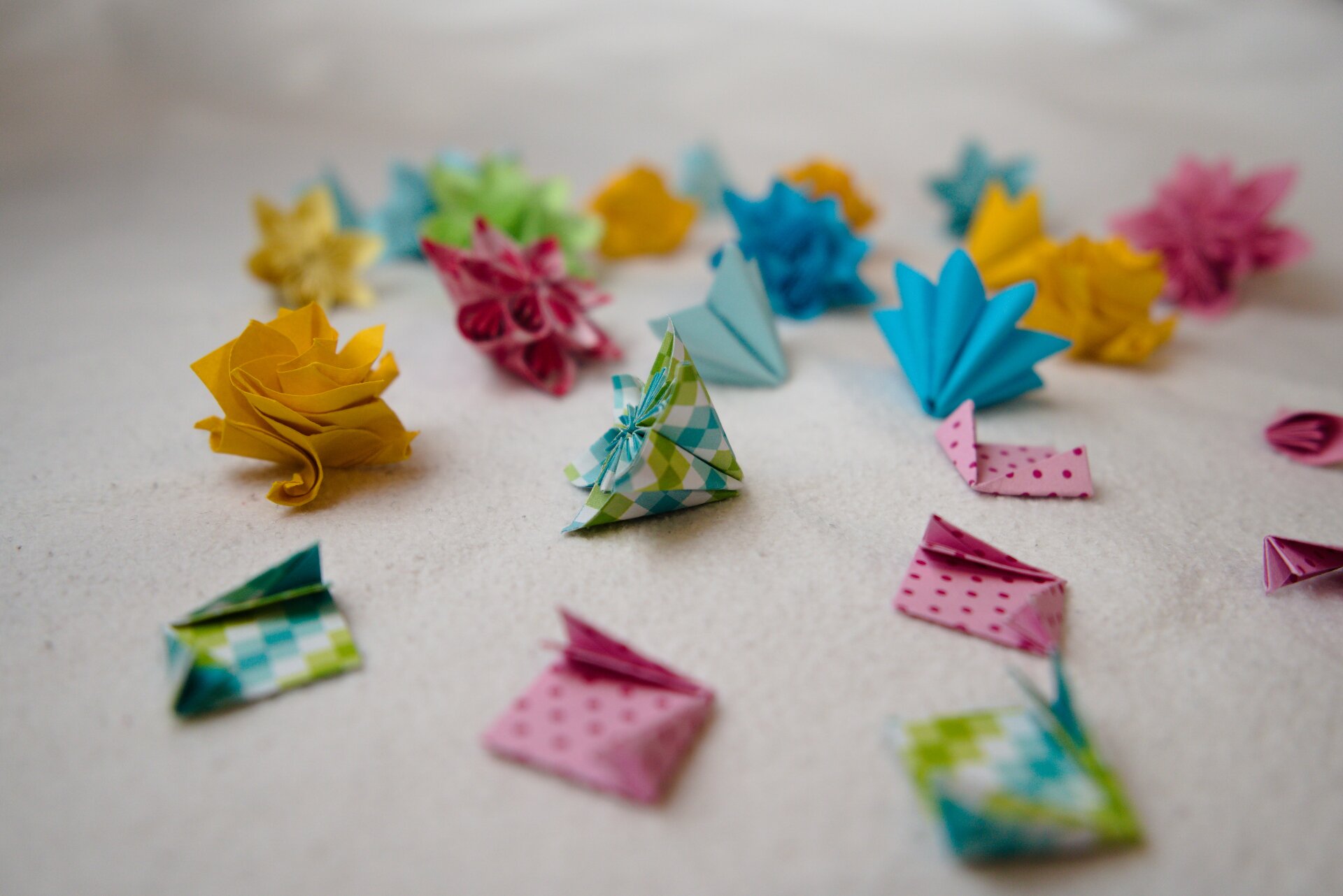 Image of paper flowers