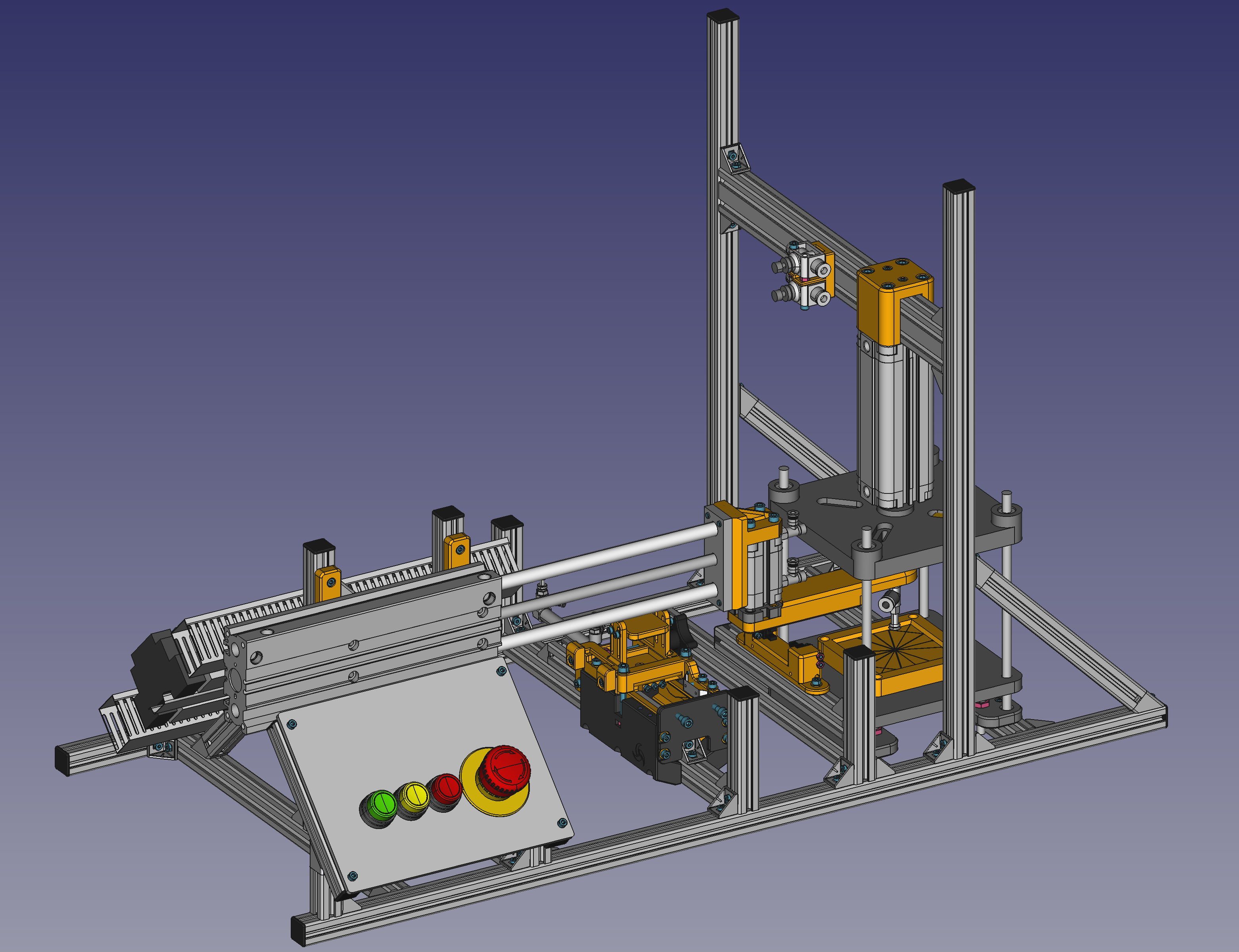 Image of flower machine CAD model