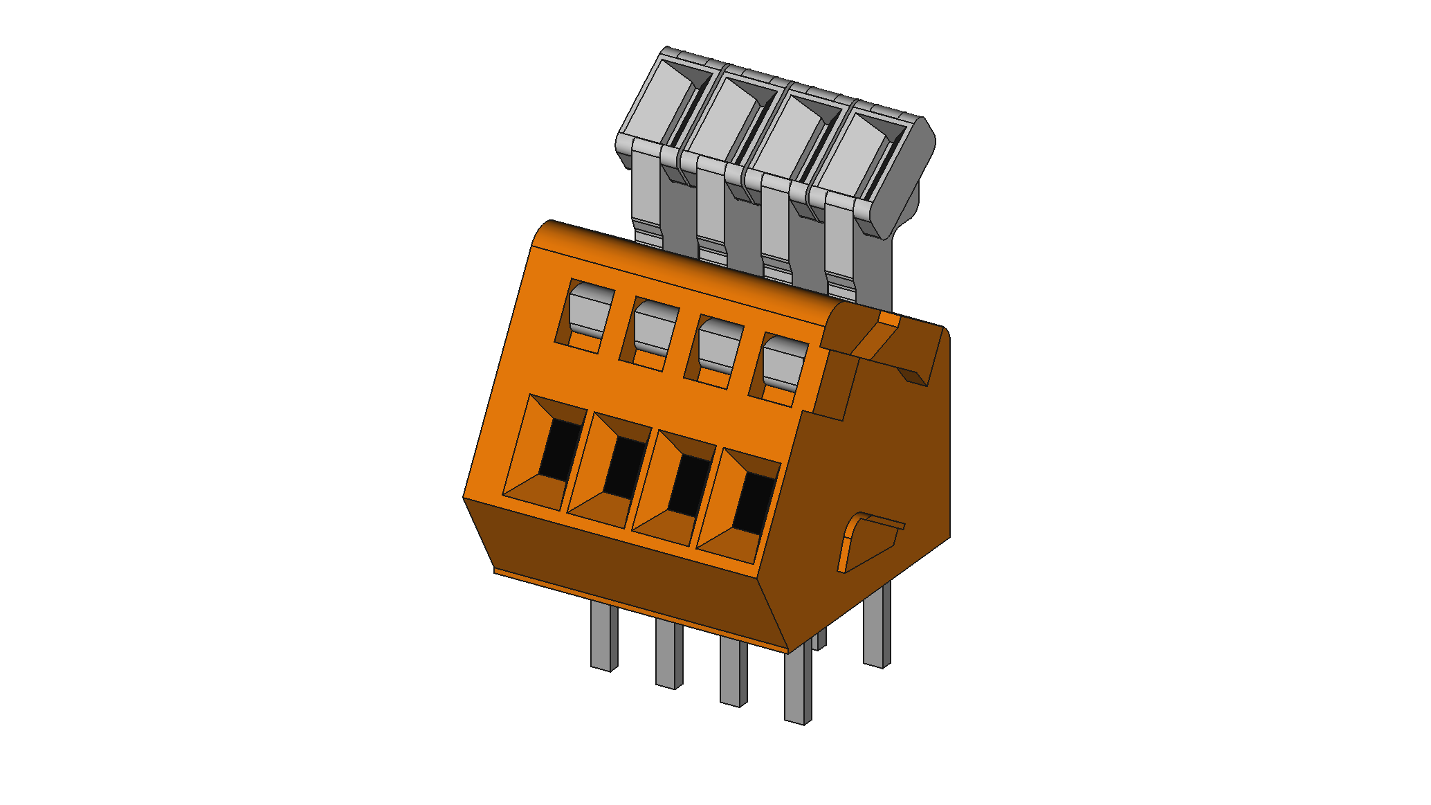 WAGO 233-504 spring-terminal